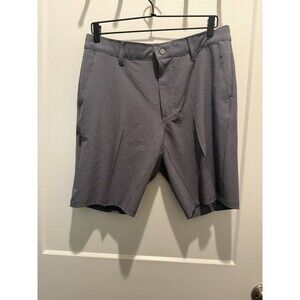 BYLT Kinetic Shorts Mens Size Large L Gray Chino Stretch Performance Golf
